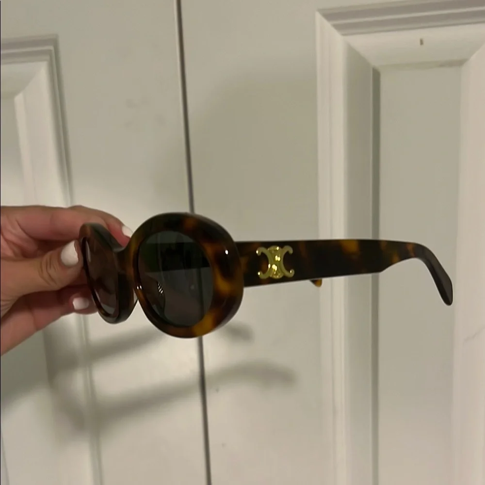 Celine Tortoise Shell Sunglasses - Picture 2 of 6